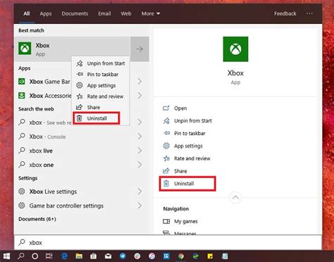 Uninstall Xbox App In Windows 10 Xbox Settings App Xbox Console