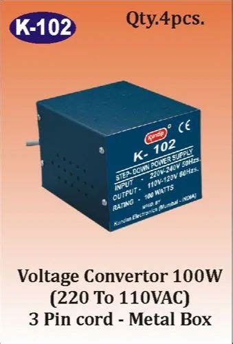 Single Phase Step Down Voltage Converter 100W K 102 Output Voltage