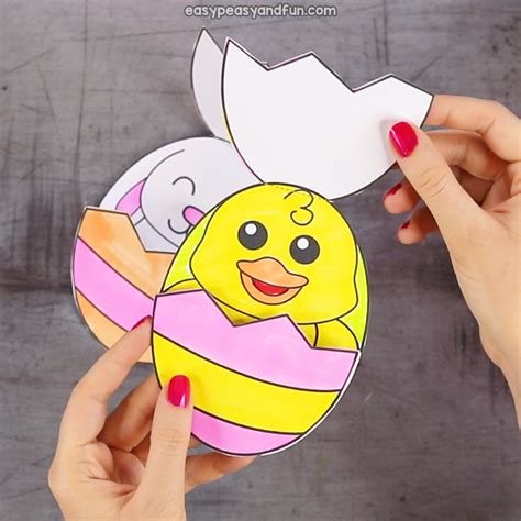 Fun And Easy Easter Egg Kid S Craft With Free Template