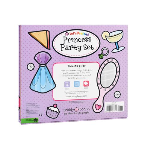 Lets Pretend Princess Party Set By Priddy Books Ages 0 5 Board Bo