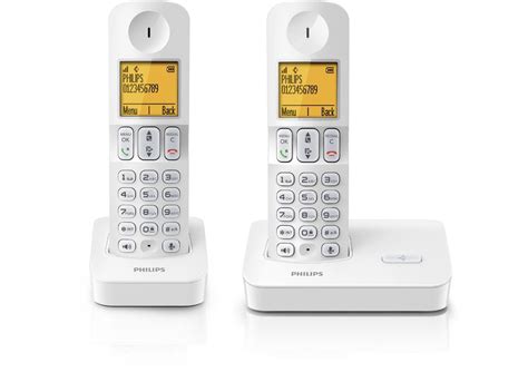 Philips Duo Cordless Phone W Backlight D400duo Search Commercial Inc