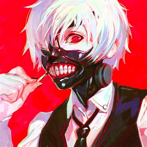 Ken Kaneki From Tokyo Ghoul This Illustrator From Russia Makes The Best Anime Avatars On The