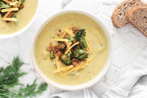 Cheesy Vegan Broccoli Soup Clean Green Simple