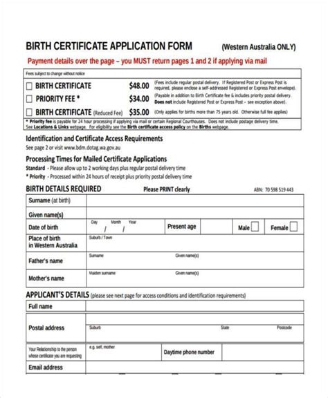 Free Certificate Forms In Pdf