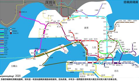 Future Imaginary Hong Kong Mtr Map By Yammyding1 Rhqimaginarymaps