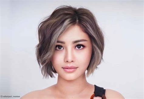 Cute Japanese Short Hairstyles For Round Faces The Top Short