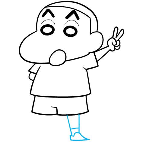 How To Draw Shinnosuke Nohara From Crayon Shin Chan Really Easy