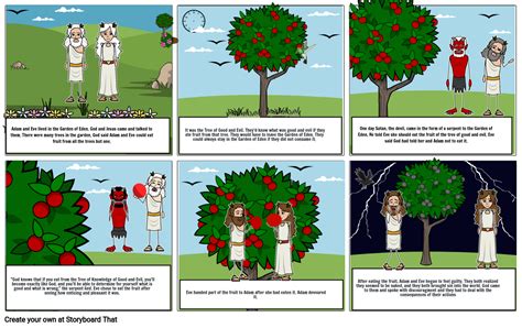 Adam Eve Storyline Storyboard By Ae F F