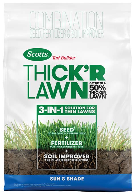 By signing up for fertilizer subscriptions and plant food subscriptions with automatic delivery and free shipping, it's never been easier to keep your lawn, garden and landscape healthy and beautiful. Scotts® Turf Builder® Thick'R Lawn™ Sun & Shade - Scotts