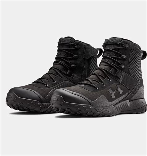 Men S Ua Valsetz Rts 1 5 Side Zip Tactical Boots Under Armour Be