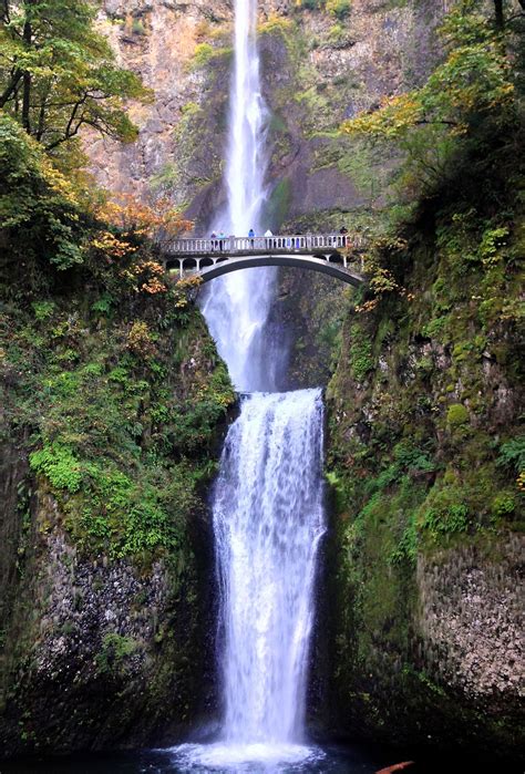 Multnomah Falls Waterfall In Oregon Oregon Waterfalls Multnomah
