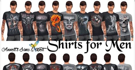 Annetts Sims 4 Welt Shirts By Men Spiral