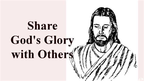 Share Gods Glory With Others Youtube