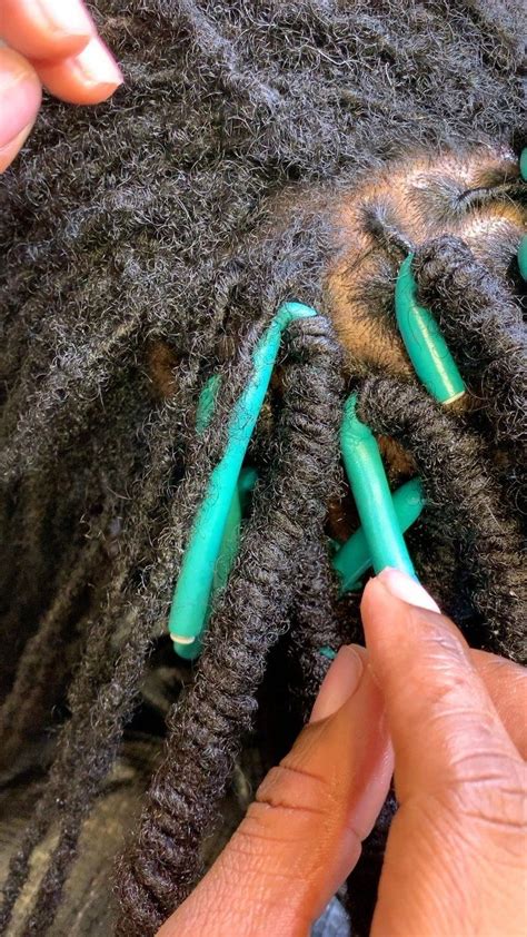 Dmv Pro Loctician Pstyles On Instagram “how To Do Loc Curls Using