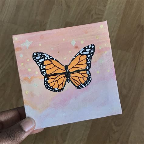 Easy Aesthetic Painting Ideas Butterfly Krissys Quilting