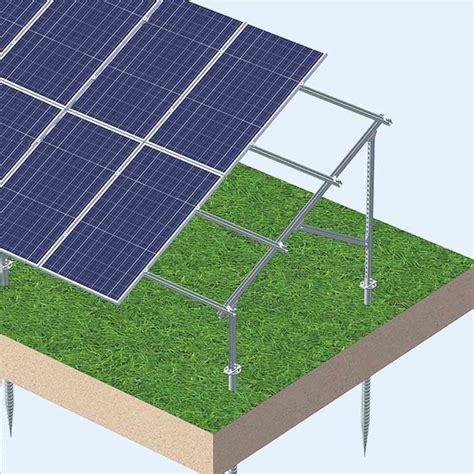 Q235b Q236b Steel Screw Piles For Ground Mount Pv Solar Panel