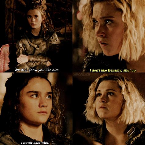 Madi Should Confront Clarke Like This ️ The 100 Show The 100 Characters Bellamy The 100