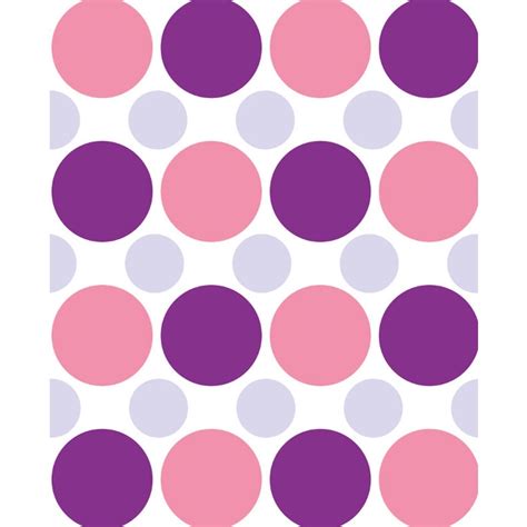 Pink Purple And Gray Polka Dot Printed Backdrop Backdrop Express