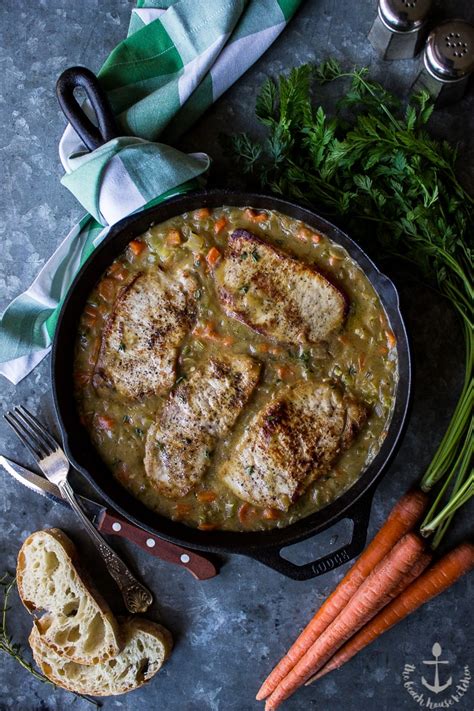Southern Smothered Pork Chops The Beach House Kitchen