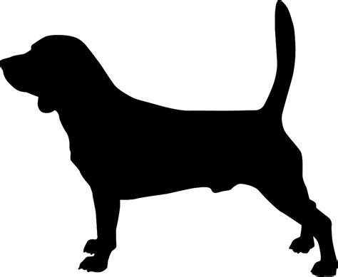 Standing Beagle Wall Decal Animal Silhouette Wall Decals Beagle