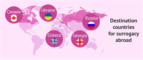 An online community of surrogate mothers, intended. Countries for surrogacy abroad map