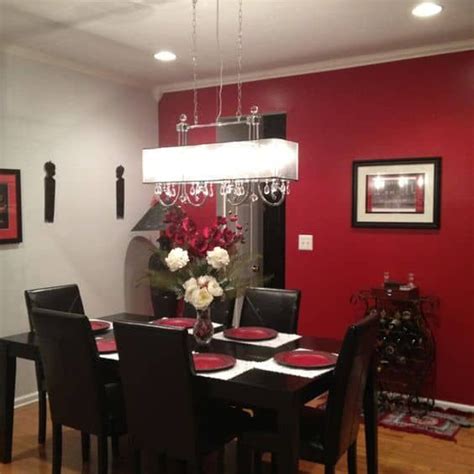 53 Bold Red Accent Walls To Beautify Your Home Red Dining Room