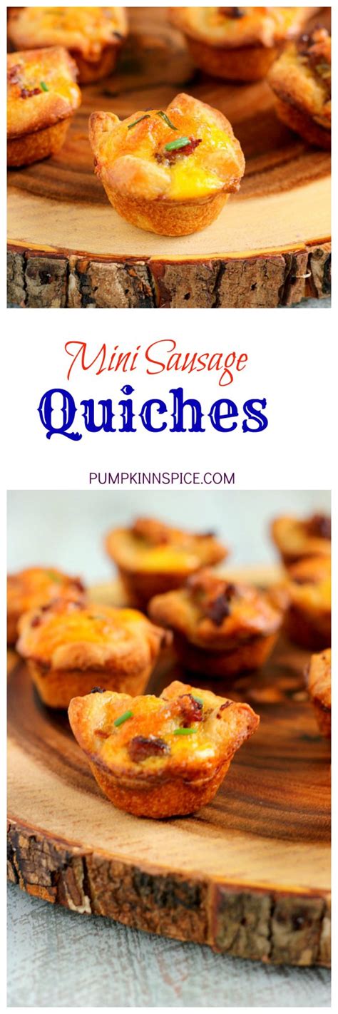 Mini Sausage Quiches Pumpkin N Spice Sausage Quiche Savory
