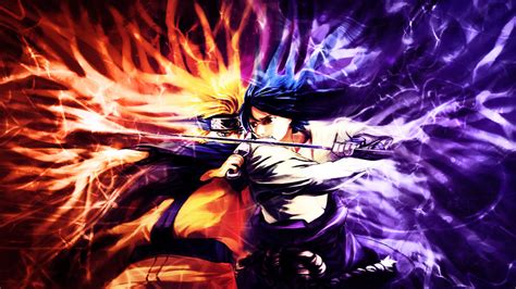 Naruto Vs Sasuke Wallpaper By Majoraskeyblade On Deviantart
