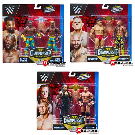 Wwe Showdown 2 Packs 13 Toy Wrestling Action Figures By Mattel This Set Includes Undertaker