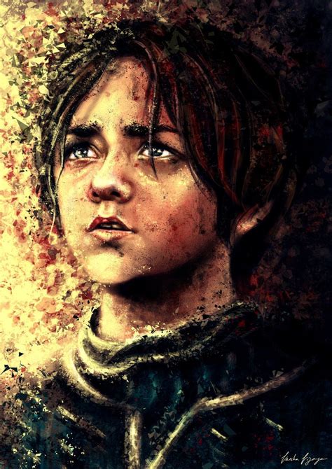 Arya Stark By Slashaline On Deviantart Arya Stark Asoiaf Art A