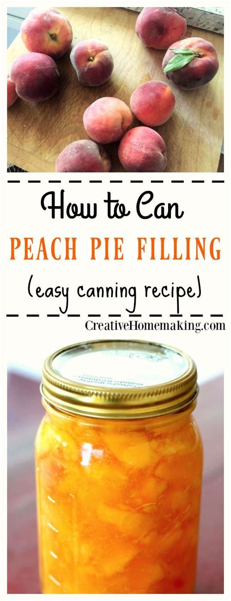How to can homemade peach pie filling, just like grandma used to make ...