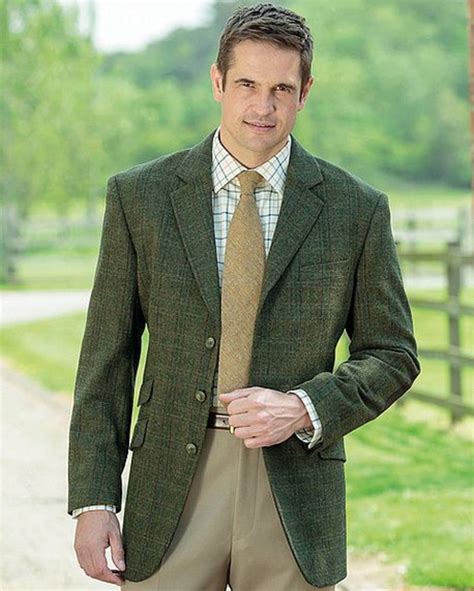 Mens Classic Tweed Jacket Sizes M 3xl Dry Clean Only