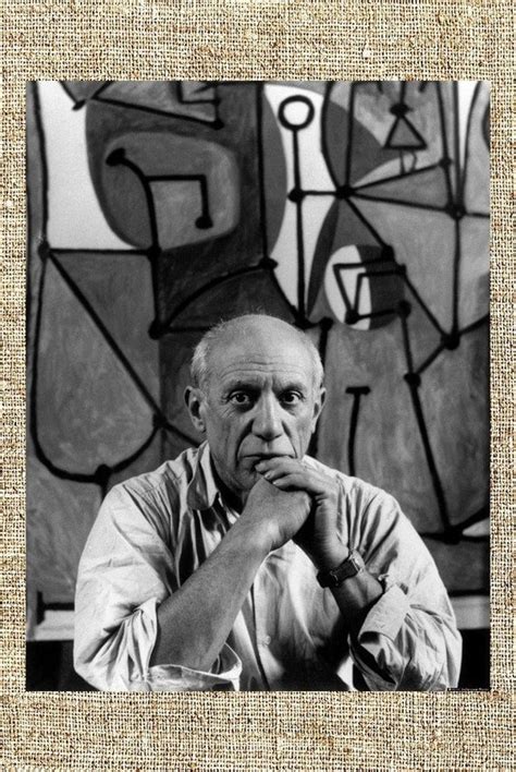 Pablo Picasso photograph Pablo Picasso black and white photo
