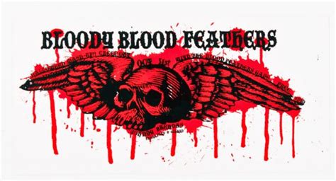 Lot Detail Bloody Blood Feathers Original Poster