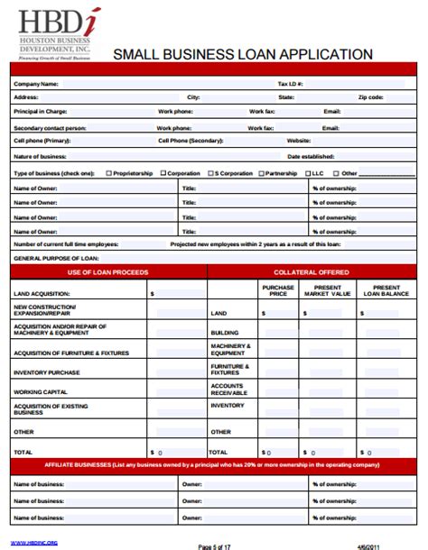 9 Business Loan Application Form Templates Pdf Free And Premium