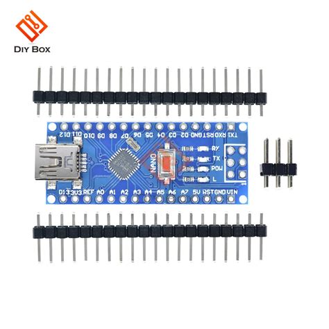 10pcs Mini Usb Ch340 Nano 30 Atmega328p Micro Controller Board