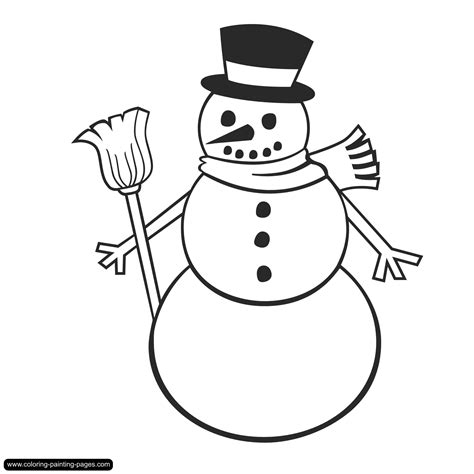 Keep your toddlers busy on blustery winter days, too, with these easy coloring sheets! santa and snowman coloring page picture super id 40413 ...