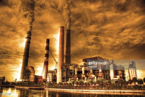 Industrial Pollution Effects Global Warming High Res Stock Photo