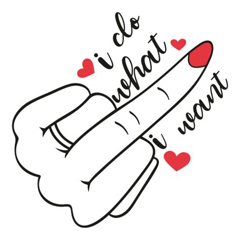 Middle Finger Outline PNG