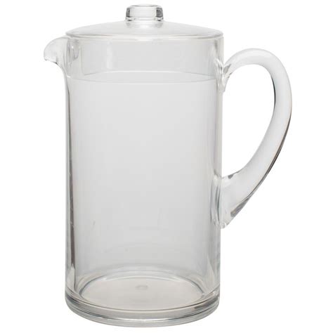 Is there a fruit infusion pitcher for tea? Clear 2-quart Water Pitcher with Lid - front view ...