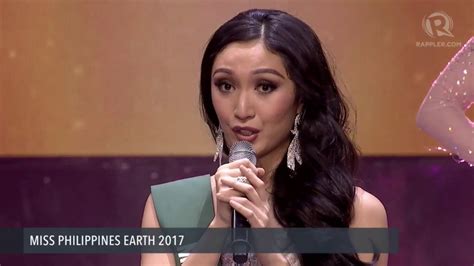 miss philippines earth 2017 winner karen ibasco s qanda youtube