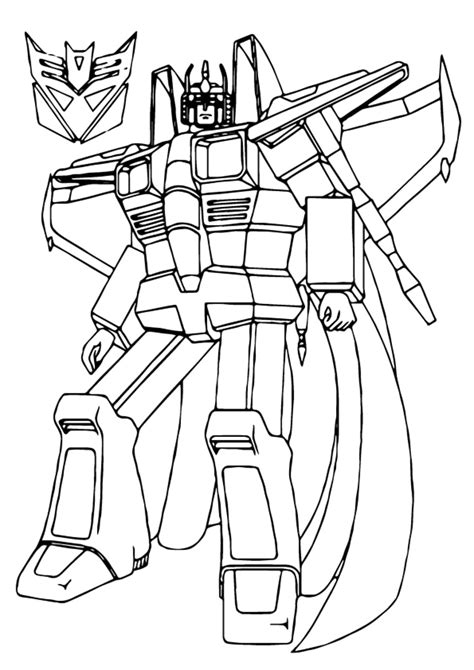 Detail Mewarnai Gambar Robot Transformers Koleksi Nomer 16