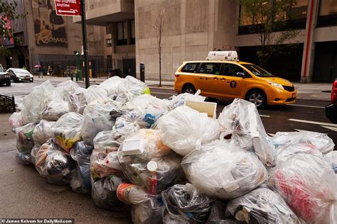 Garbage Is Piling Up Across New York City Sidewalks Attracting Rats And