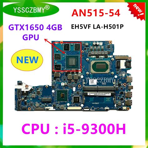 New Eh5vf La H501p Mainboard For Acer Nitro 5 An715 51 An515 54 Laptop