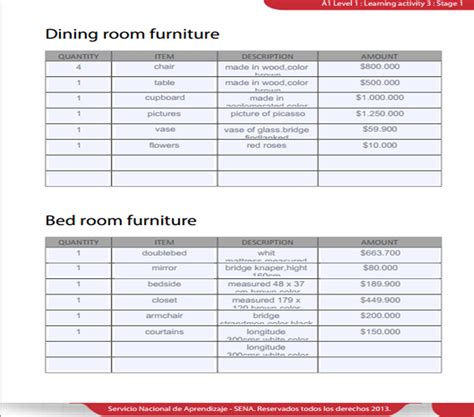 Monicas Blog Furniture Budget Form