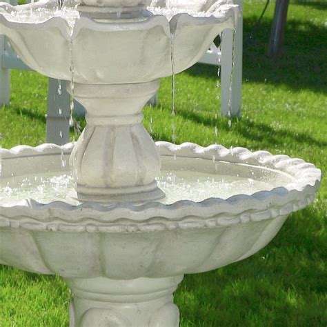 I wouldn't recommend this fountain at all because the water splashes out of the dish too much, eventually draining most of the water and stops pumping to. Concrete butterfly or bird bath - sassy priscilla | Bird bath