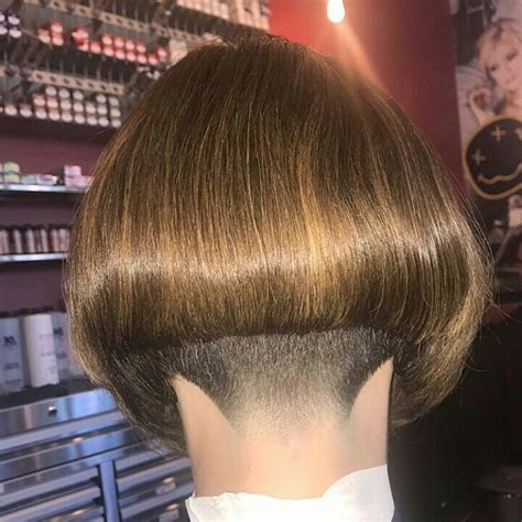 A Bob With A Beautiful Buzzed Nape By Jazzrae Really Short Hair