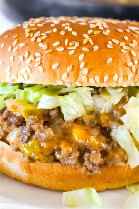 Big Mac Sloppy Joes Recipes My Era