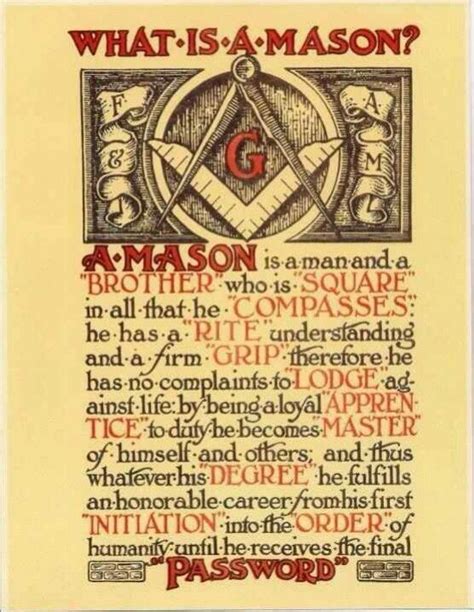 What Is Freemasonry Masonic Symbols Mason