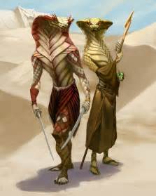 A Pair Of Naga Warriors Fantasy Monster Fantasy Creatures